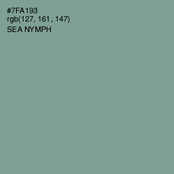 #7FA193 - Sea Nymph Color Image